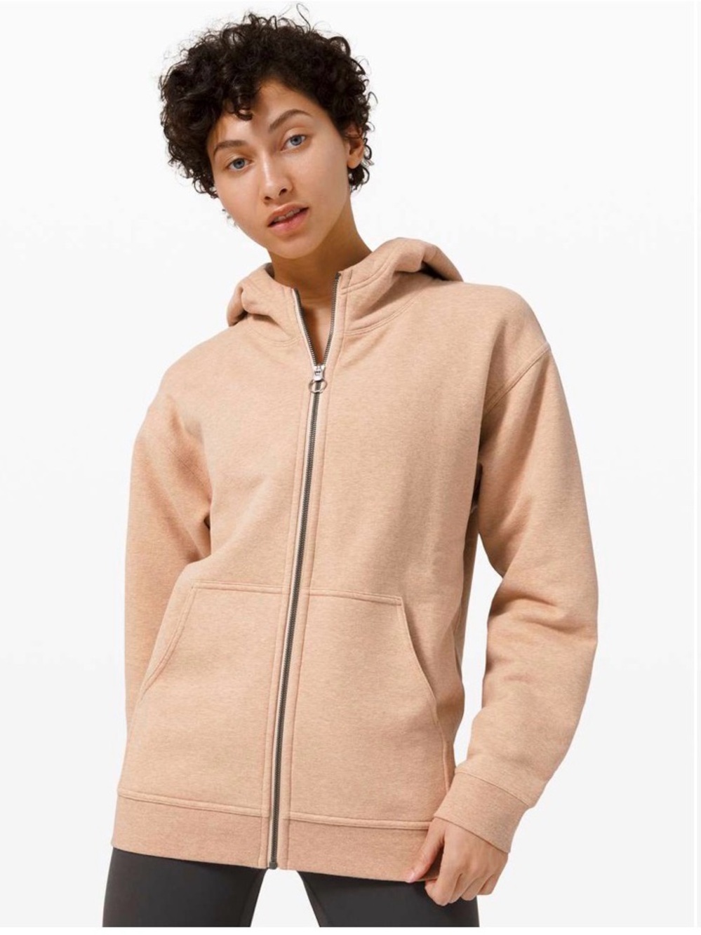 lululemon athletica All Yours Full-Zip Hoodie in Beige